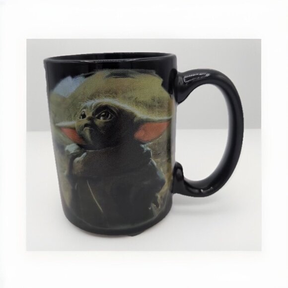 Zak The Mandalorian May the Force be with You 15 oz Coffee Mug Star Wars - Picture 1 of 7
